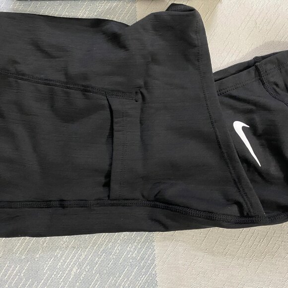 Nike Pro Therma-FIT Hood Black Unisex OSFA Thermal Balaclava Cold Weather - Picture 5 of 7